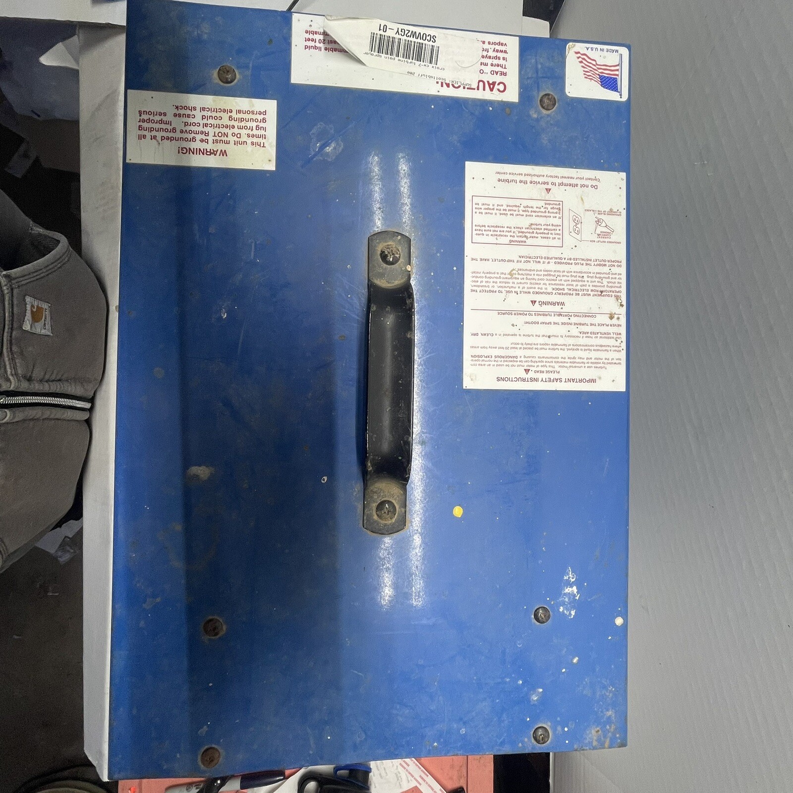 Croix CX7 Turbine Paint Sprayer Air Brush Compressor 120 Volts 8 AMPS Graco