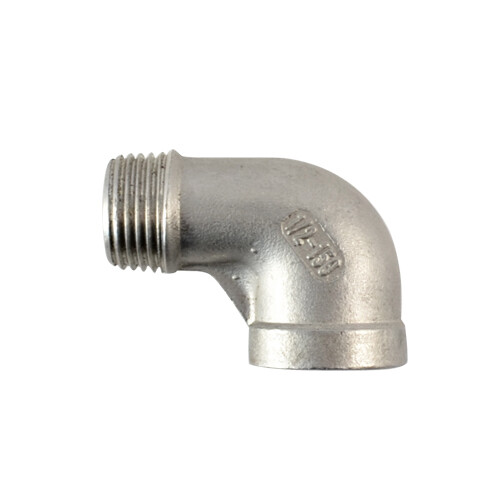 1/2″ inch NPT Female to Male Elbow 90 Degree Threaded Pipe Fitting Connector SS