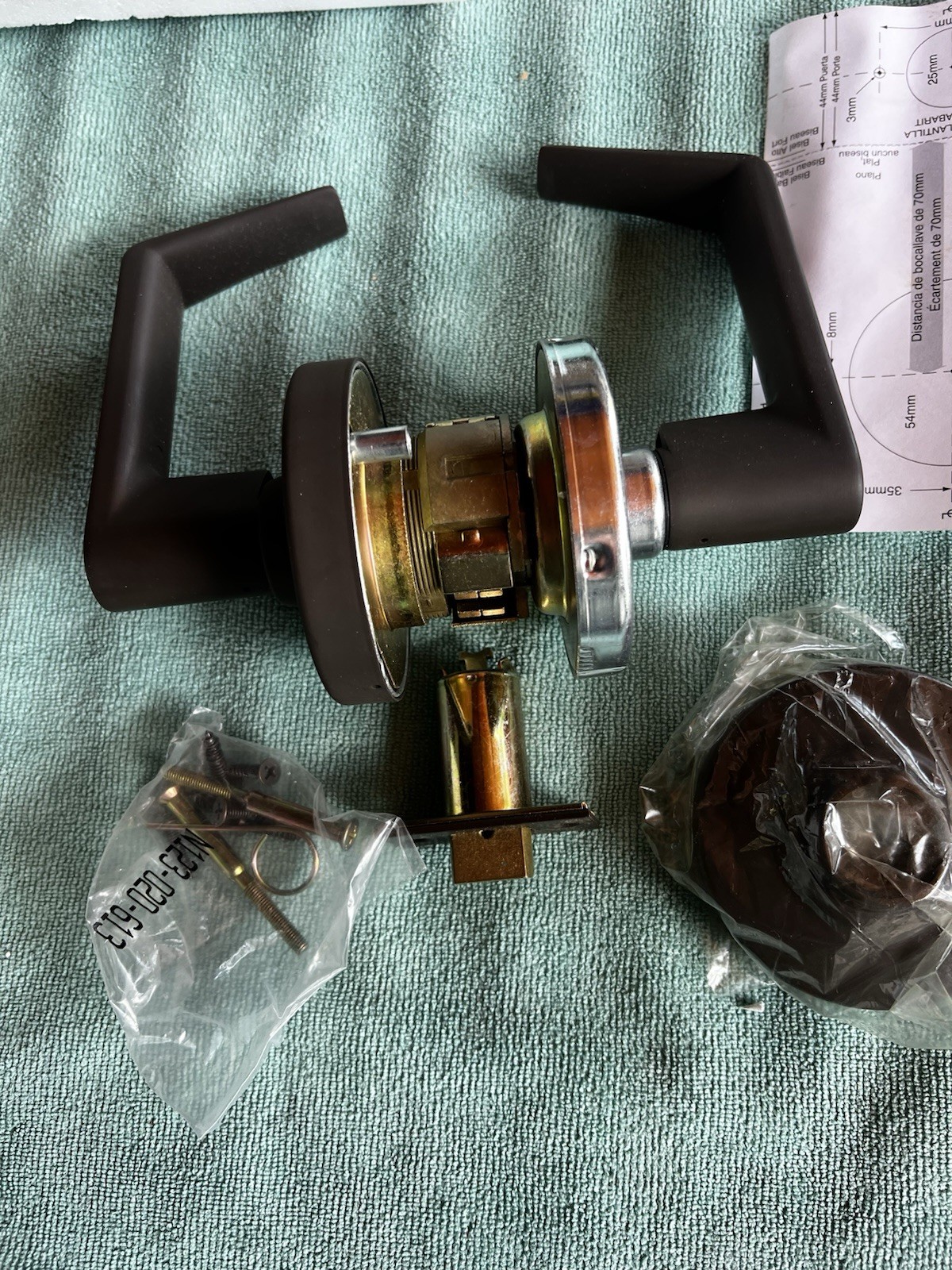 Schlage ND10S-RHO-613 Cylindrical Lock Passage 2-3/4″ Oil Rubbed Bronze