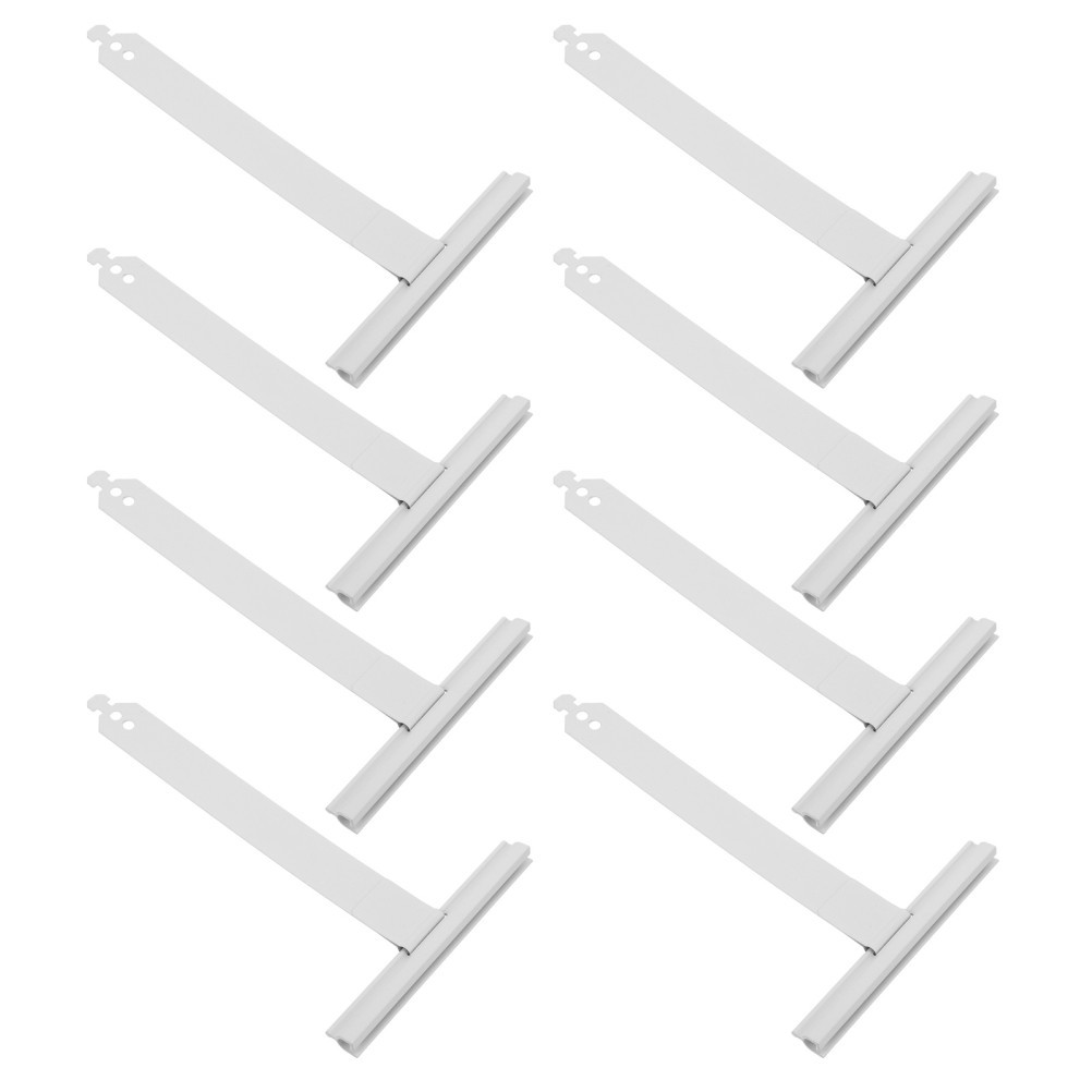 8Pcs Stainless Steel Roller Shutter Repair Parts White Universal Home Hardware