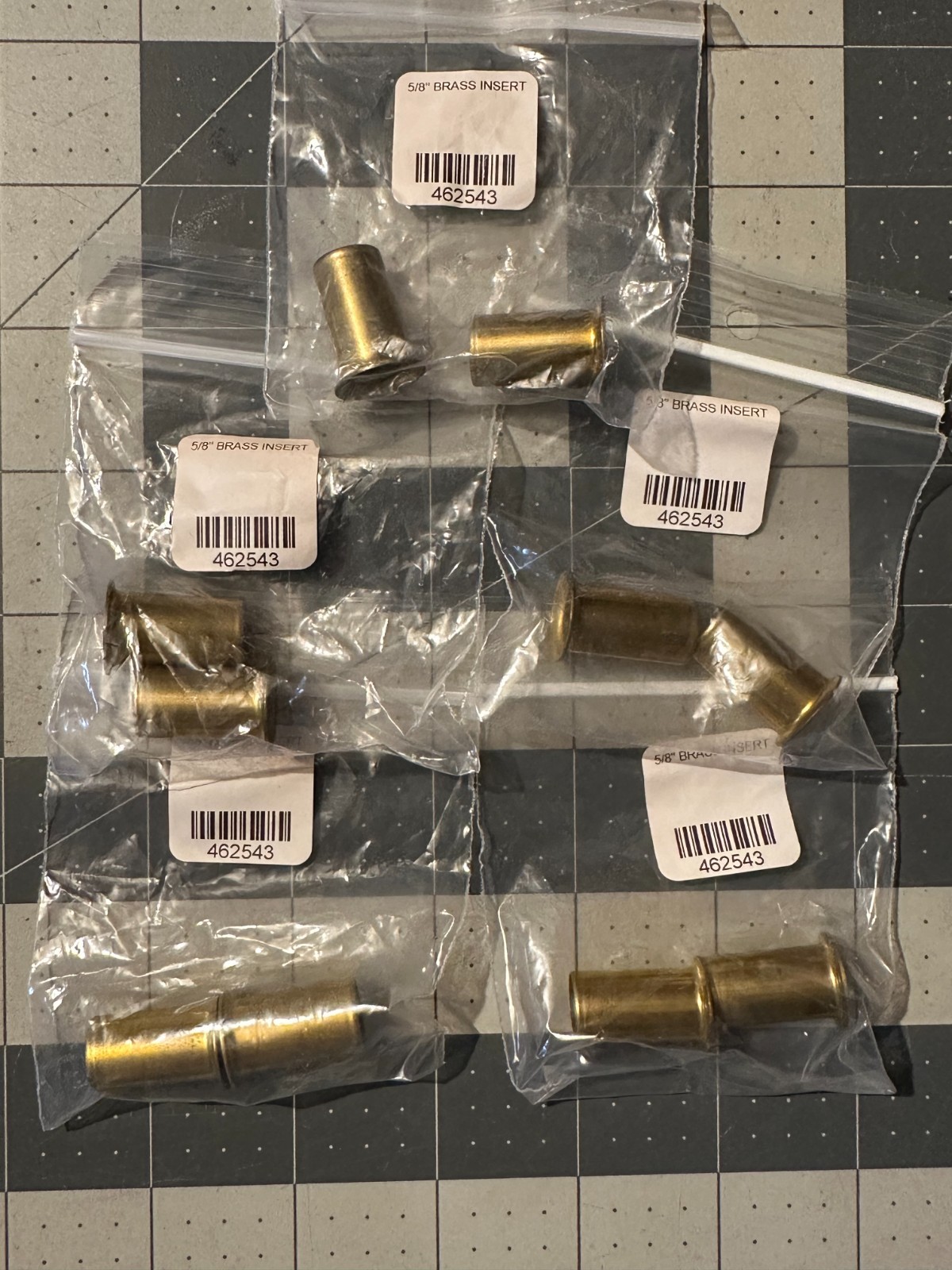 OPEN BOX 10-pack lot Anderson Metals 5/8 In. Brass Compression Insert 30561-10
