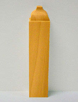 EWBB82 Poplar Baseboard Middle Block 7/8″ x 1-3/8″ x 8-1/2″ Tall, Unfinished So