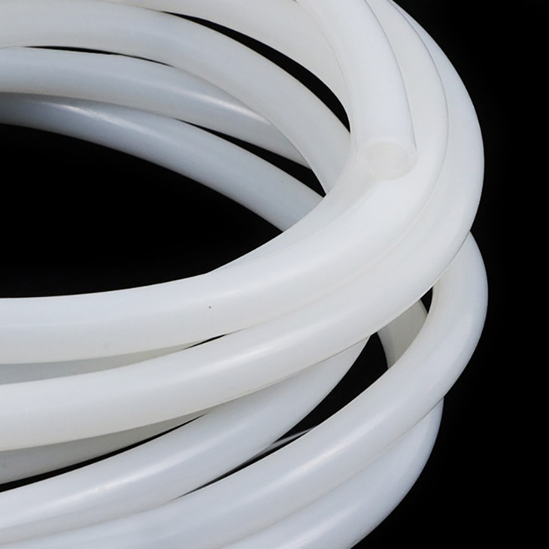 Semi-Transparent Flexible Tubing Silica Elasticity Industrial Heat-Resistant