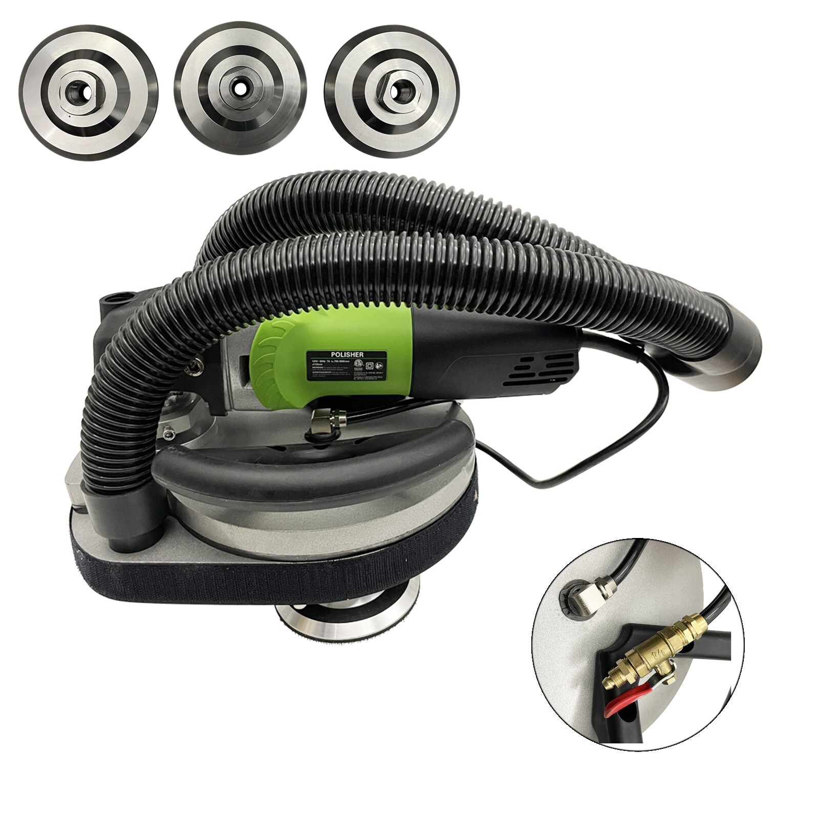 110V Wet Dry Marble Polisher 700-3000RPM 100mm Grinding Machine for Countertops