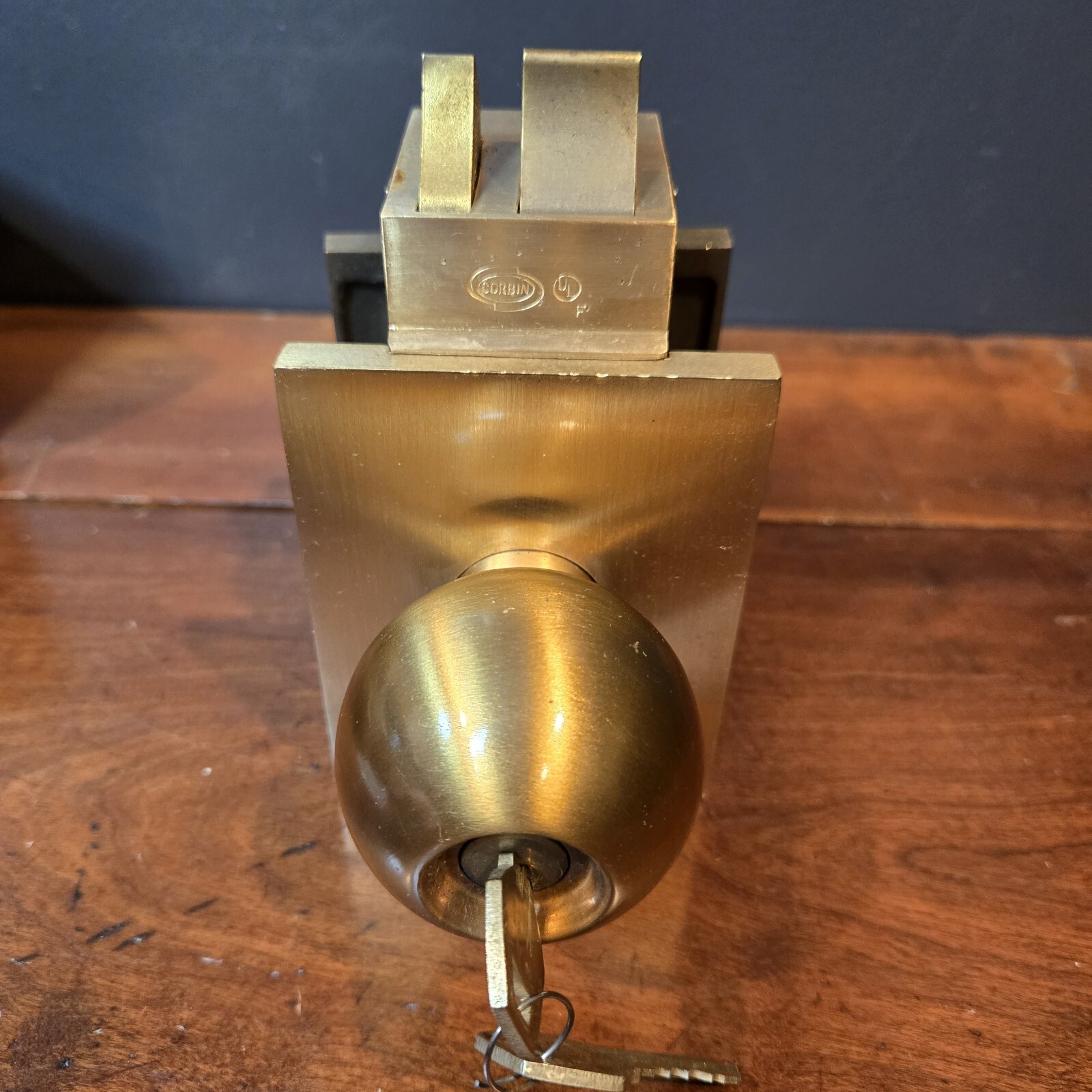 Corbin Russwin Storeroom Unit Lock 1 3/4 Thick, 2 3/4 BS, RH In Double Latch!