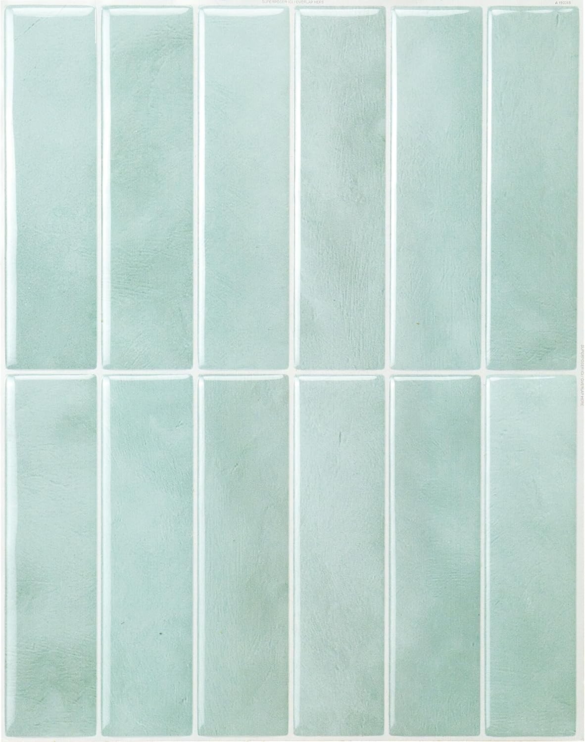 Peel and Stick Backsplash – 5 Sheets of 11.43″ x 9″ – 3D Adhesive Peel