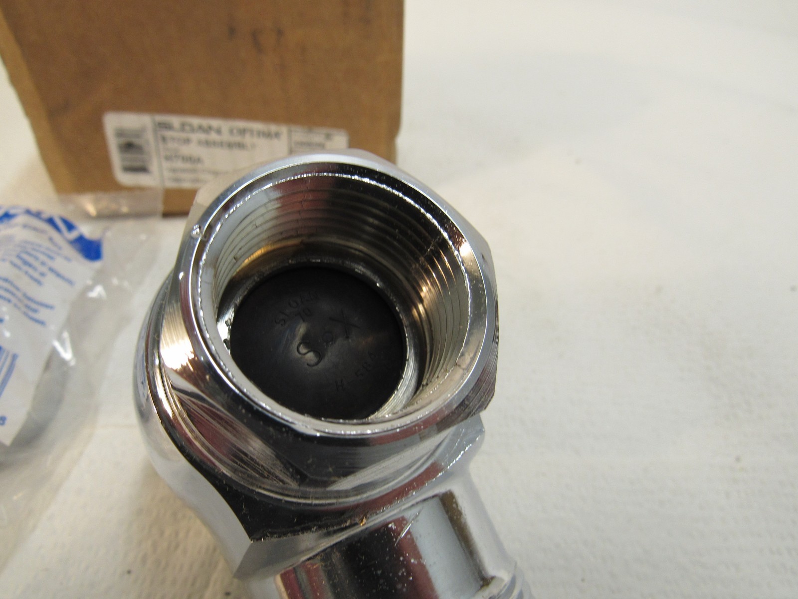 Sloan Optima H700A Stop Assembly 1″ Chrome Finish 3308386 W/Cap