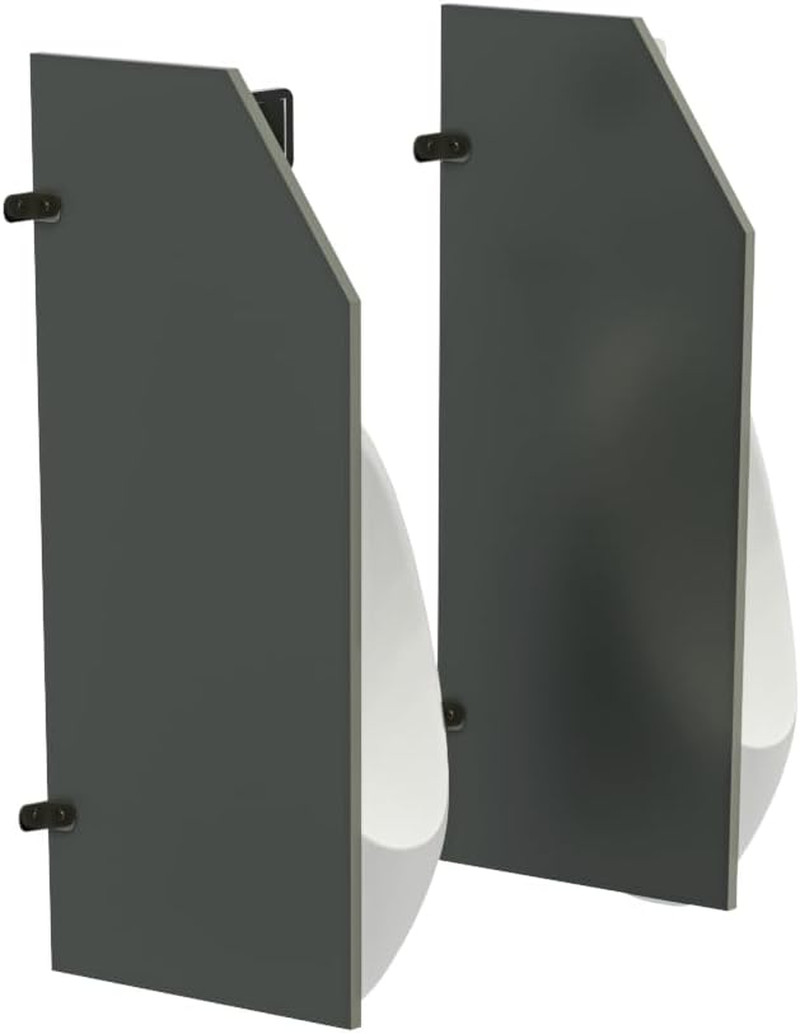 Wall-Mounted Urinal Privacy Screen – 2PCS for Public Toilets & Schools