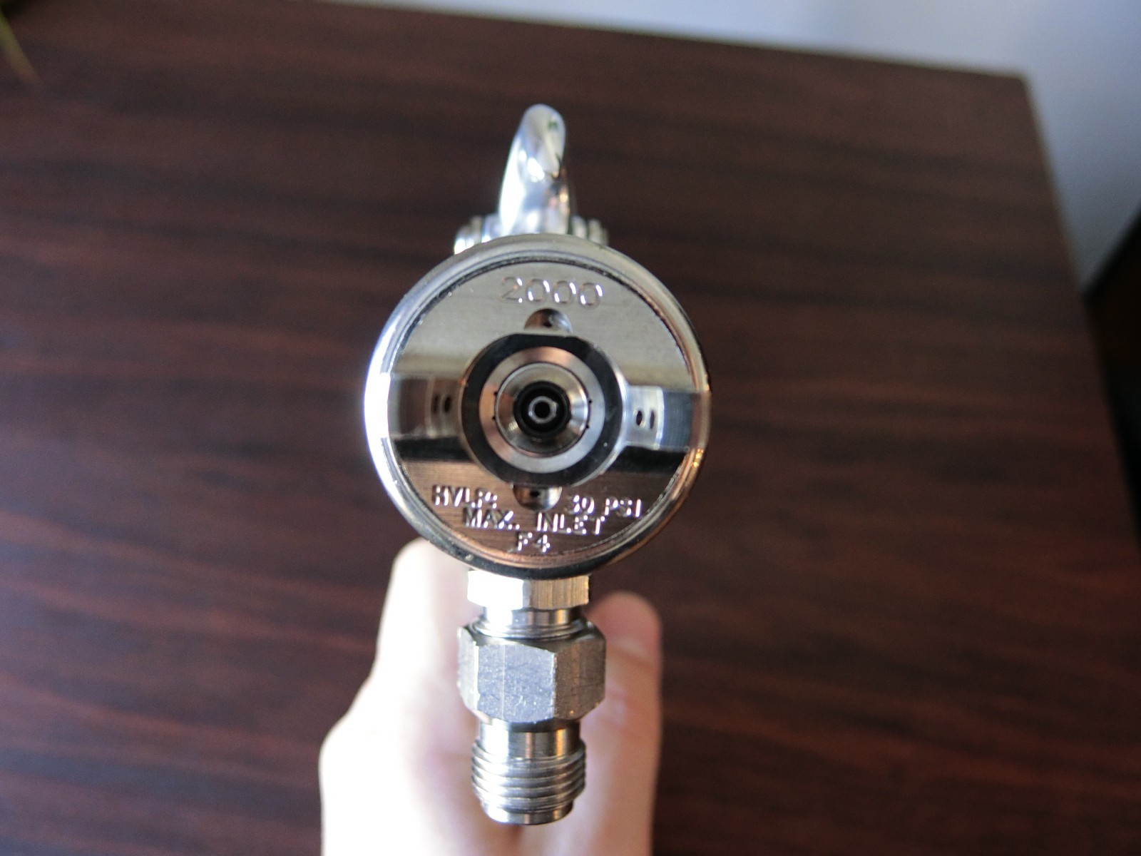 DeVILBISS VTX PRESSURE PAINT SPRAY GUN – 2000 AIR CAP – HVLP – NEW
