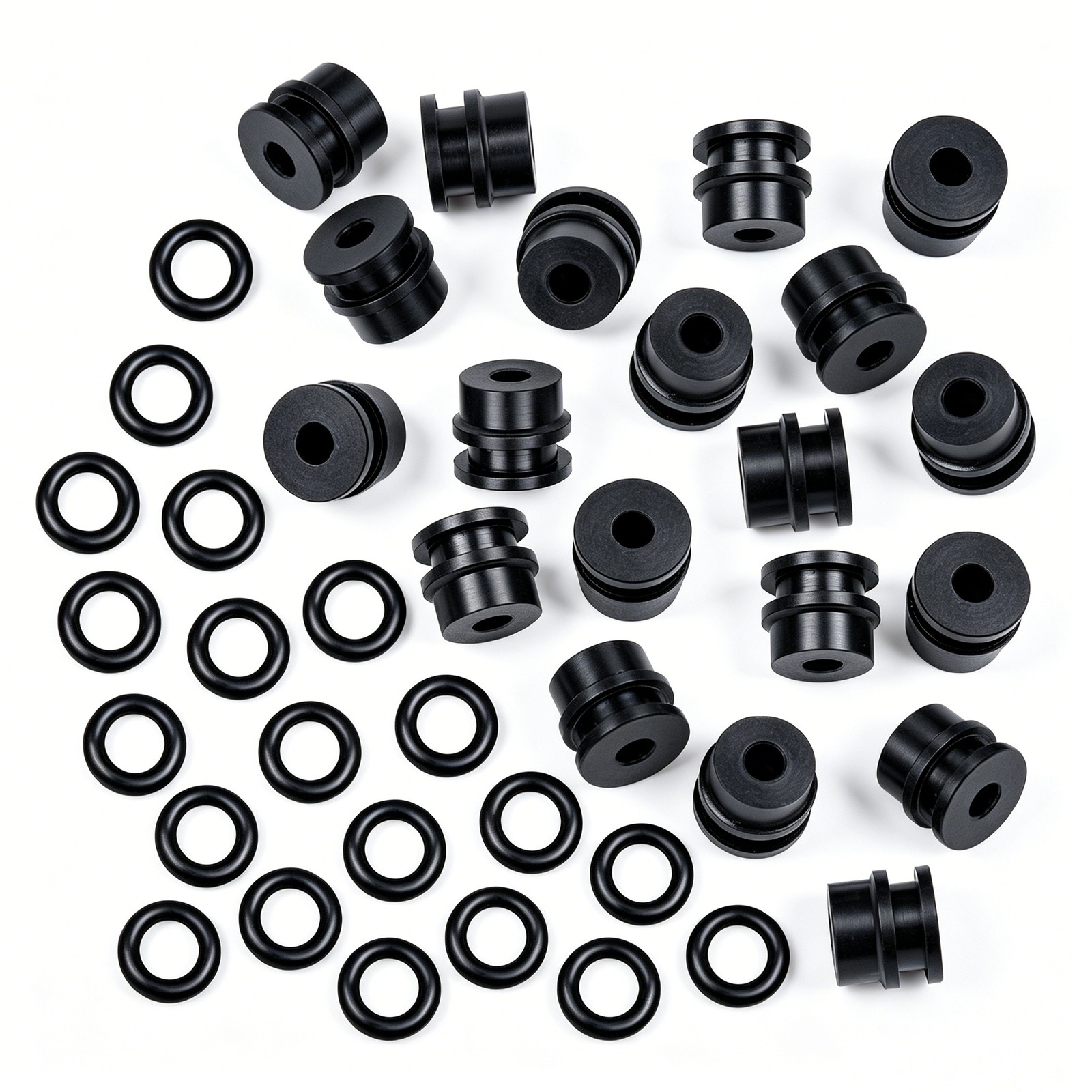 249990 246348 For Fusion Air Purge AP Spray Gun 20PCS Side Seals Kit Black