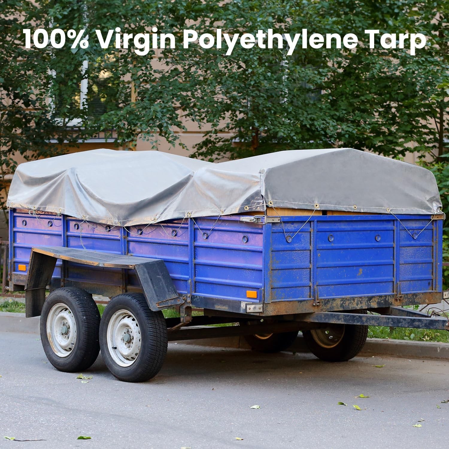 Sunvigor Tarp Waterproof 16x20Ft, Heavy Duty Tarp Cover Extra Thick 14 Mil Te…