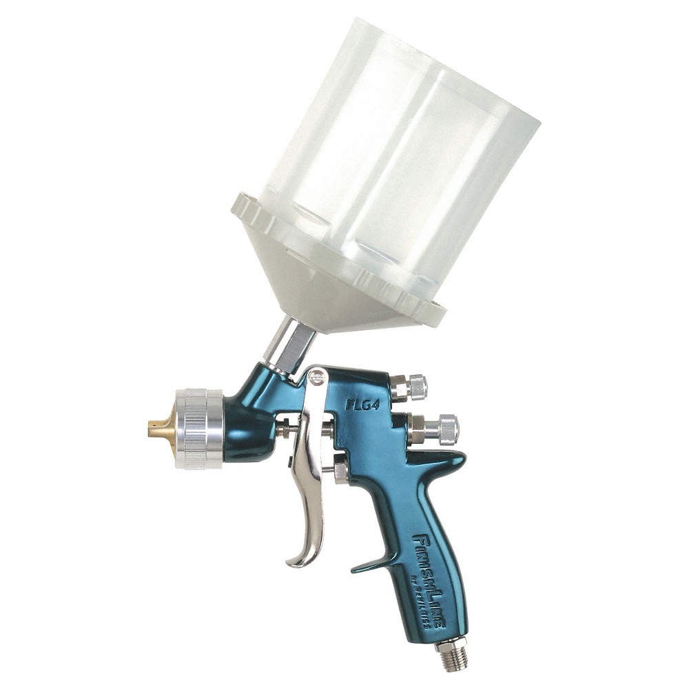 DEVILBISS FLG-CNG-115 Gravity Spray Gun,0.059In/1.5mm 13E903