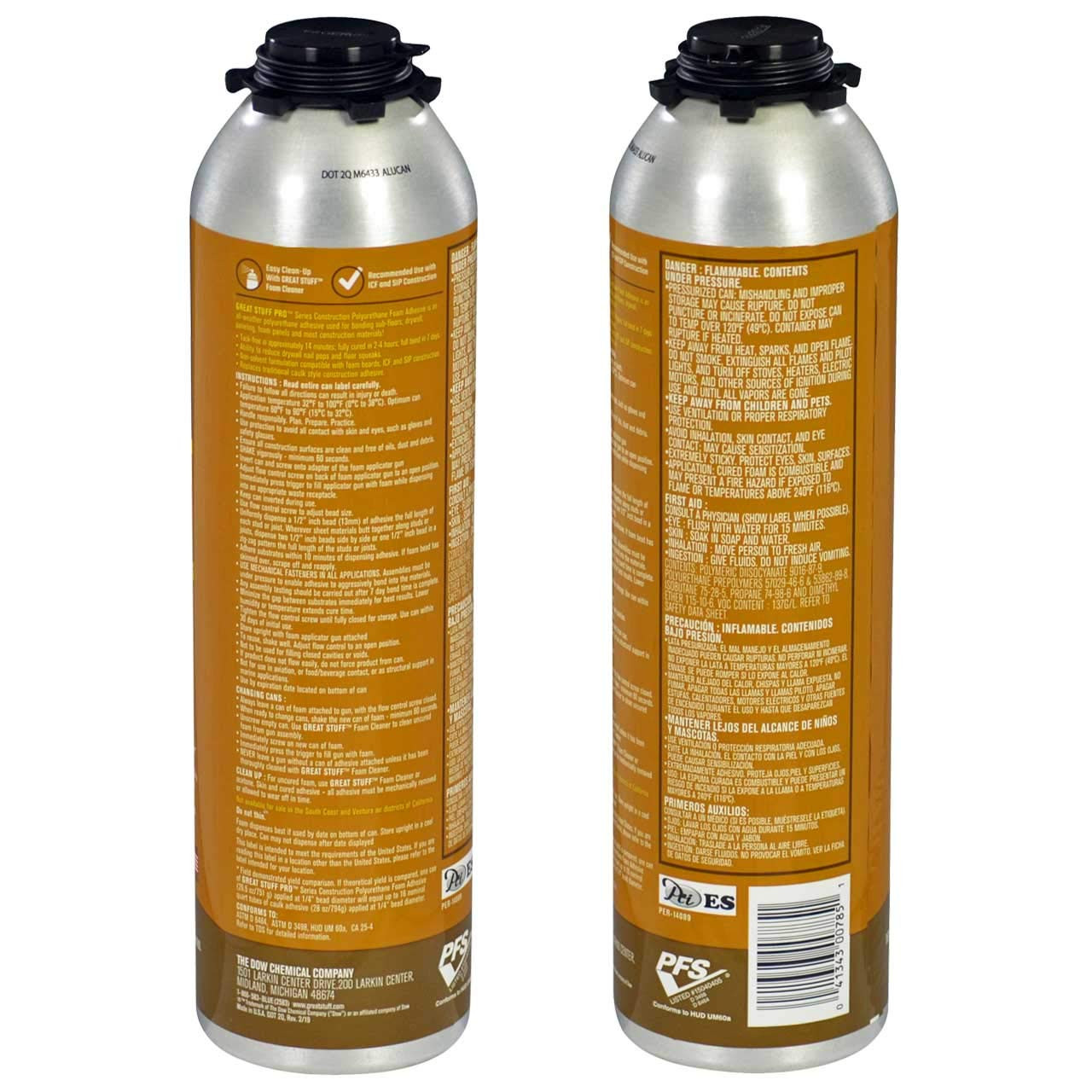 Construction Adhesive for Wall & Floor – 26.5Oz Polyurethane Foam Adhesive for S