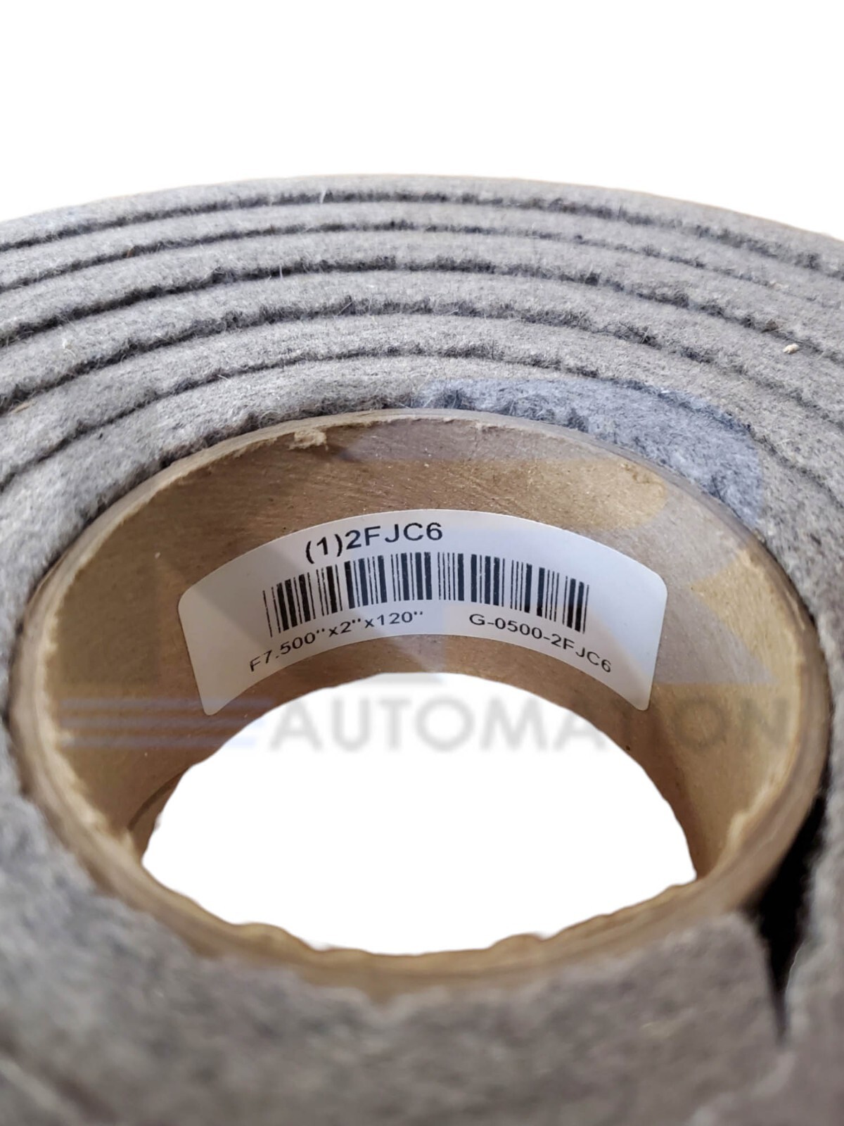 Grainger 2FJC6 Wool Felt Strip 2 in W x 10 ft L, 1/2 in Thick 80% Wool Content
