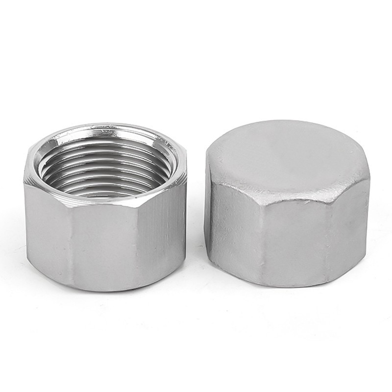 Stainless Steel A2/304 Pipe Fitting Hexagon End Caps Female Thread 1/2″ to 2″
