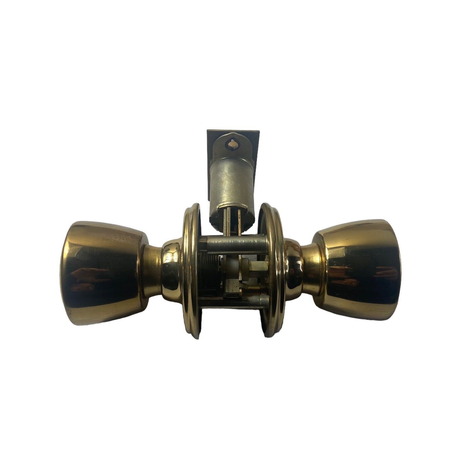Classroom Lock Weiser E 561DL B Polished Brass 2 3/4″ Backset