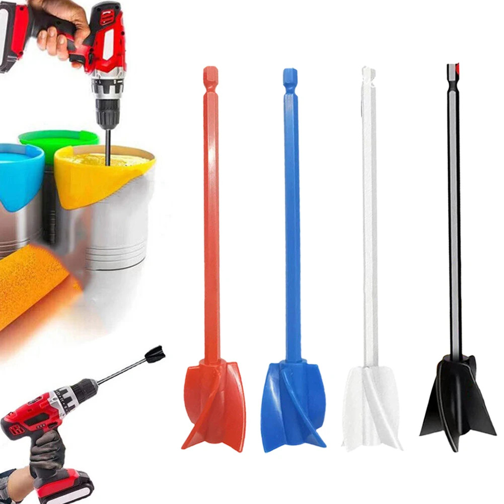 Epoxy Mixer Paint Drill Attachment Paddle Consistency Liquids Resin Head Stirrer