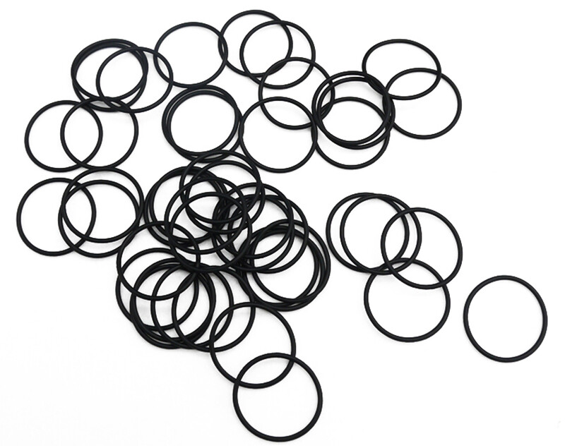 Black wire Diameter 2mm OD 8~150mm Food Grade Silicon Rubber O-Ring Seals