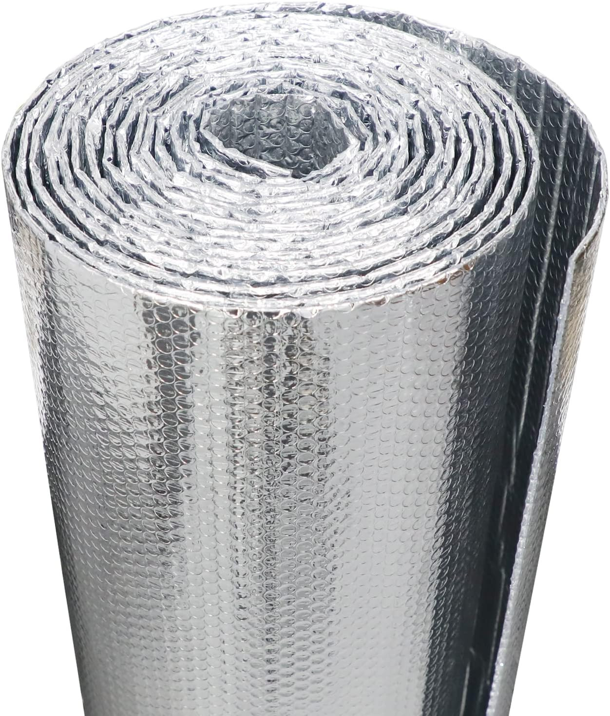 Reflective Insulation Foam,48″X 10 Ft Window Insulation for Summer Heat,Aluminum