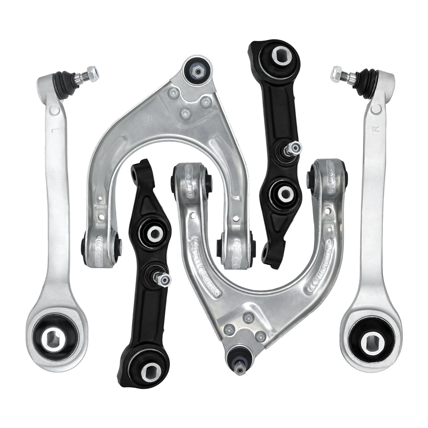 6 Pcs Front Suspension Control Arm Kit For Mercedes CLS550 CLS63 E350 E550 E63