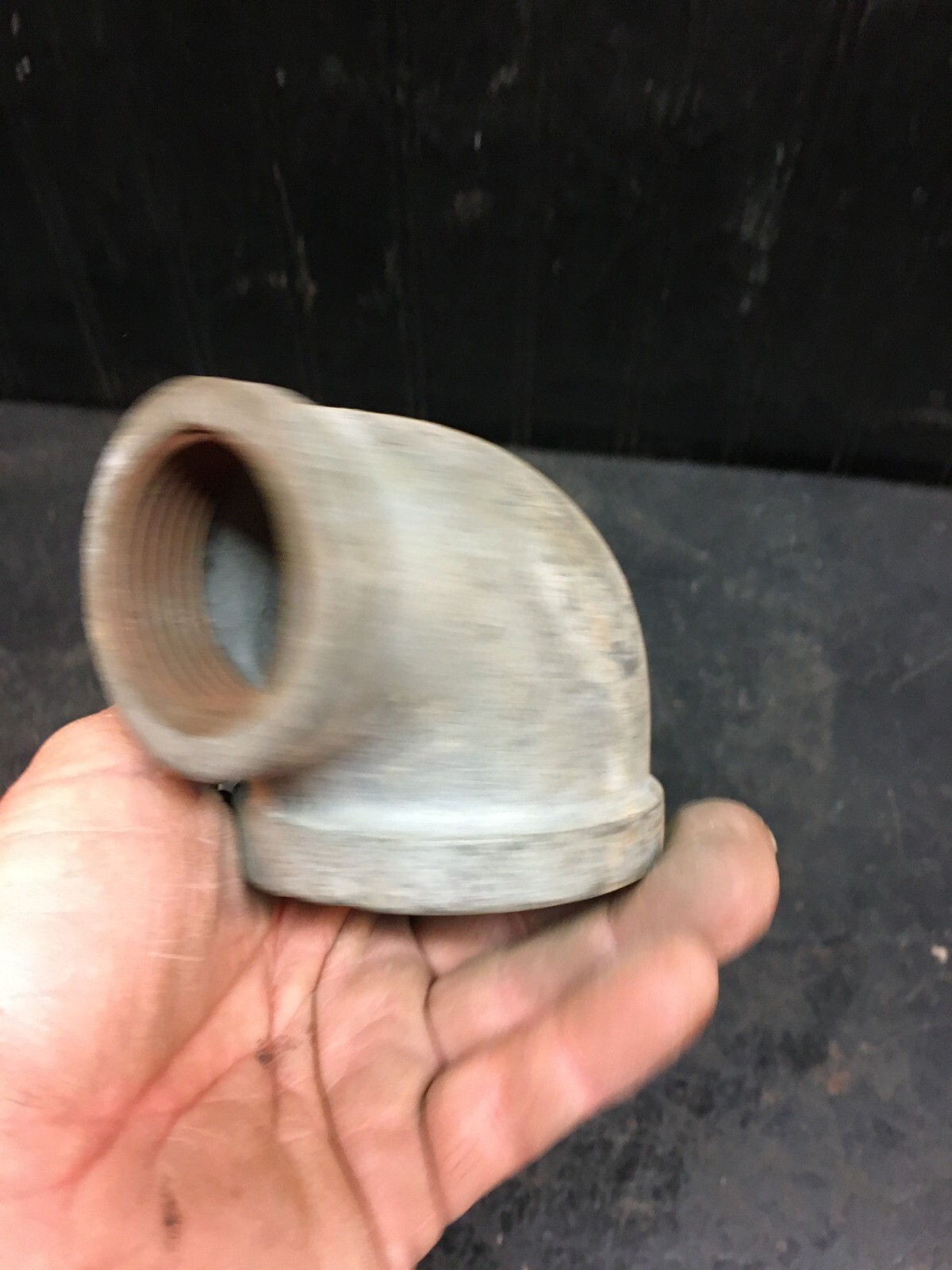 90° Elbow Stainless Steel Pipe Fitting 2 1/4in Reducer 1 3/4