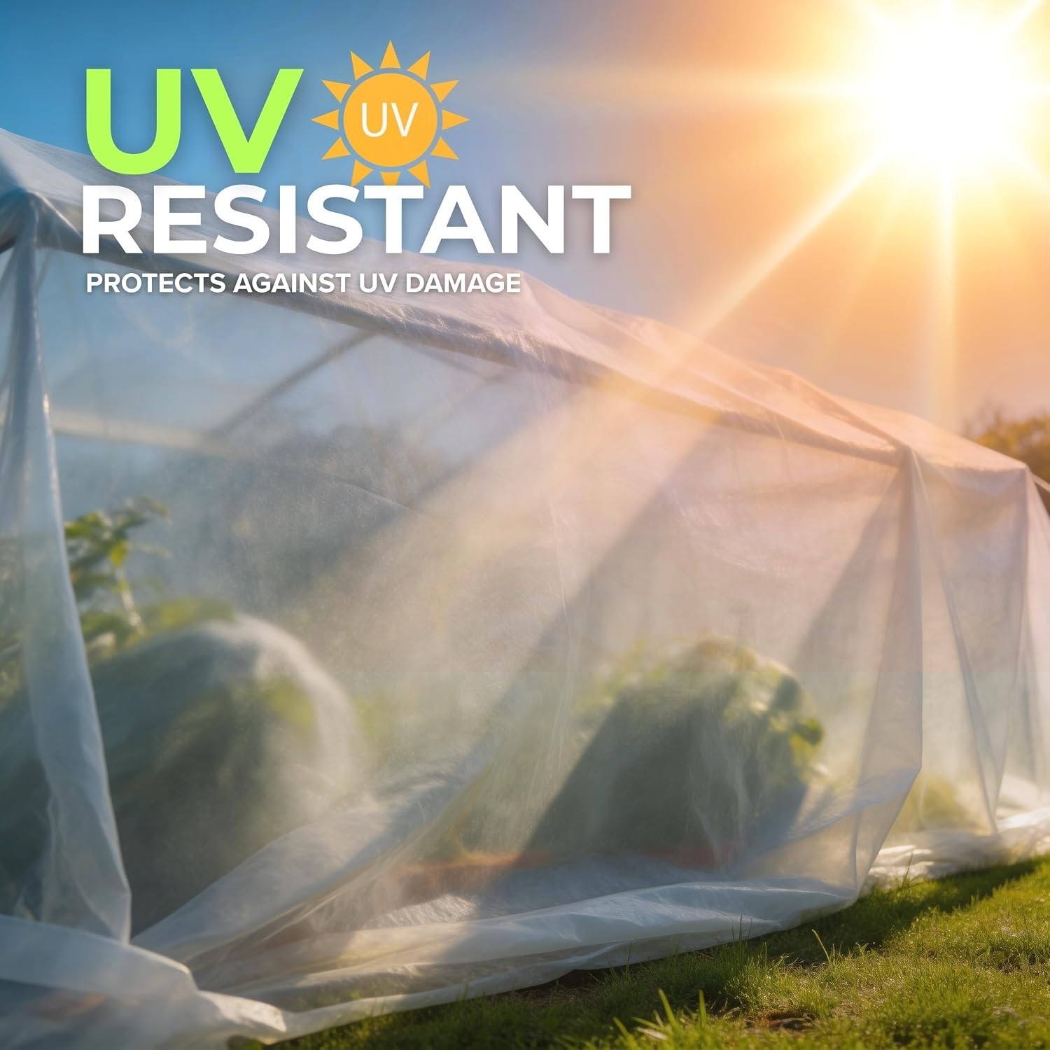 3 Mil Thick Waterproof Plastic Sheeting 10′ x 25′ – Ideal for Gardens, 2 Pack