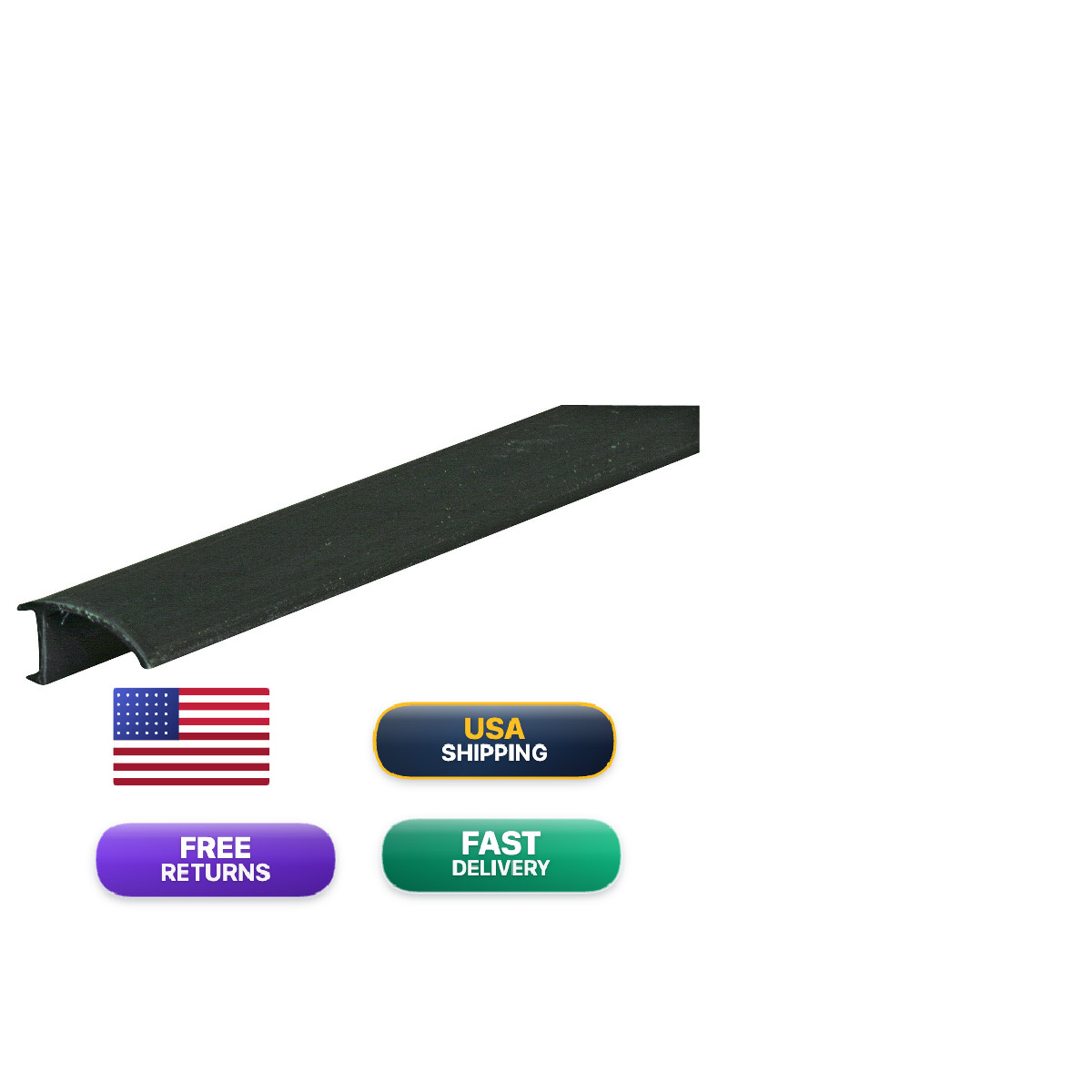 Premium-Line Mp7810 Glass Retainer Strips 9/32 In. X 1/2 In. X 72 In. Rigid Viny