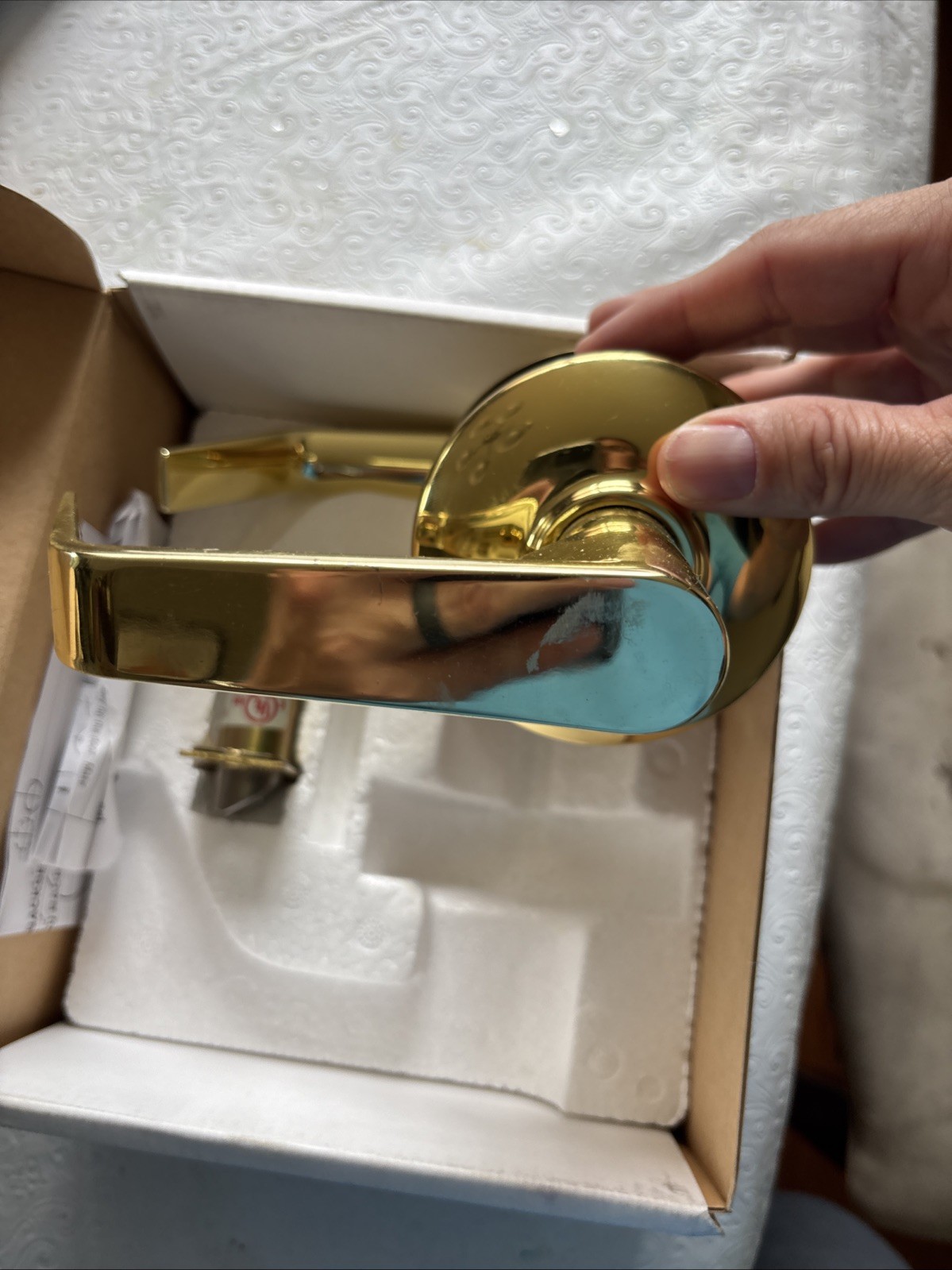 hager 3553 2-3/4″ us3 wtn scc kd asa entry Lever Gold Commercial Grade 2