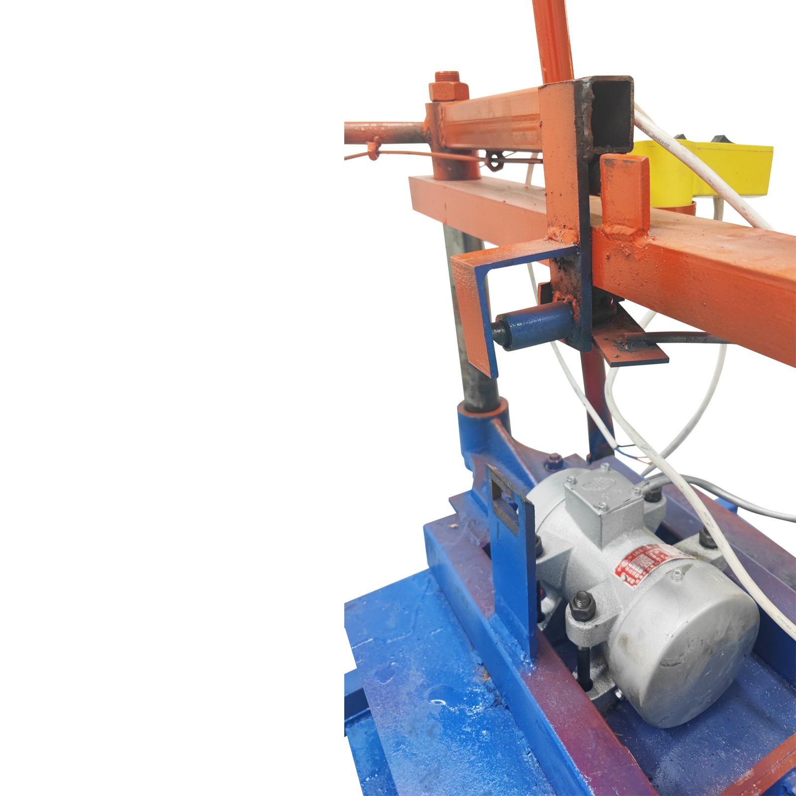 220V Concrete Brick Machine Block Maker On-Site Hollow 4 Holes 400x100x200mm