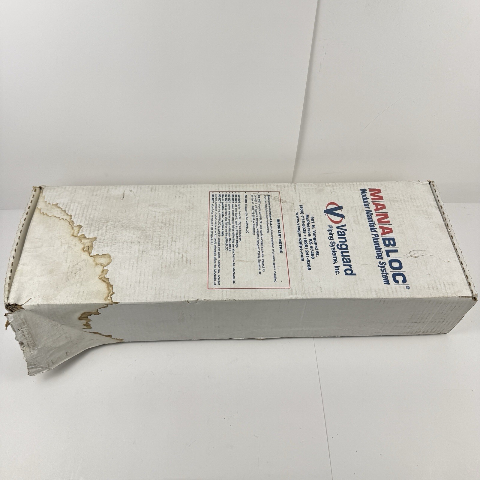 Vanguard Manabloc 1/2″, 24 Port PEX Press (9 hot, 15 cold) mxbd24-3 Plumbing
