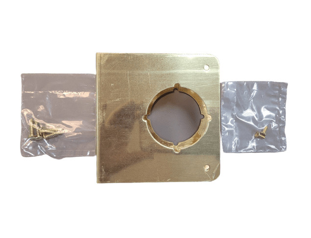 2-PACK US Lock 2900 Wrap Around L 4-1/4″ X 4-1/2″ 2-3/4″ in Brass – U017314