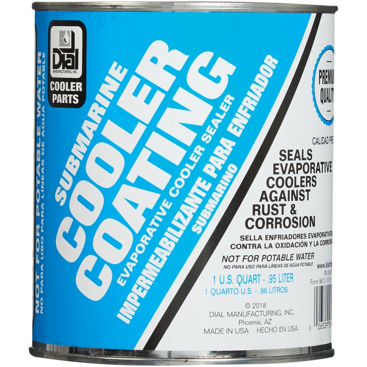 1 Qt. Interior Evaporative Cooler Coating 5347 Manufacturing 5347 1 Qt.