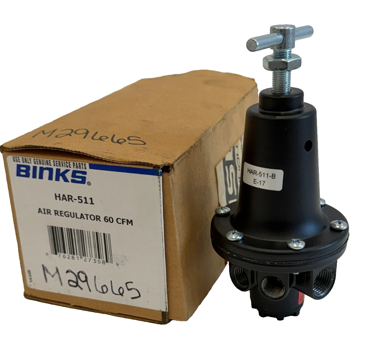 NEW BINKS HAR-511 AIR REGULATOR 60 CFM HAR511