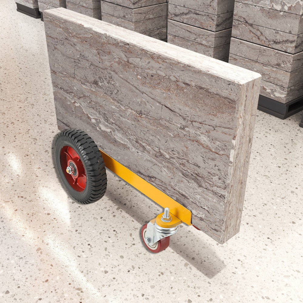 Marble Handling Trolley Four-wheeled Loading Vehicle Heavy-duty Universal Wheel