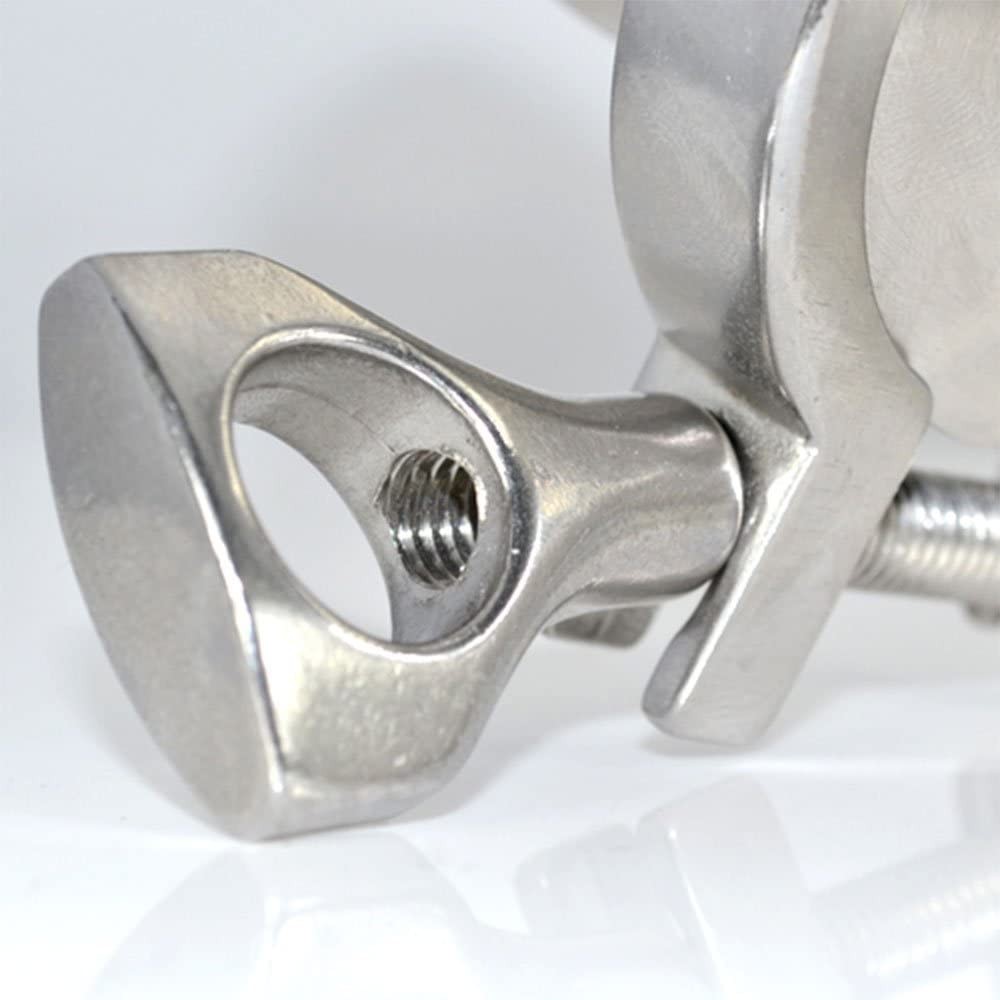 OD 1-1/2 – 4 in Sanitary Weld Ferrule + Tri Clamp + PTFE Gasket stainless steel