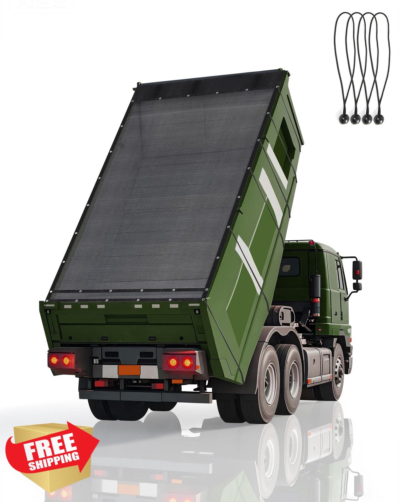 FoundGo Dump Trailer Tarp 8′ x 10′ Mesh