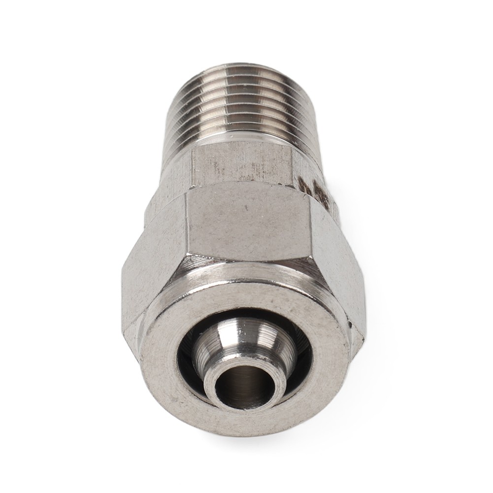 Compression Tube Fitting 1/4 PT Male Thread x 10mm OD Tube 304 Stainless Steel