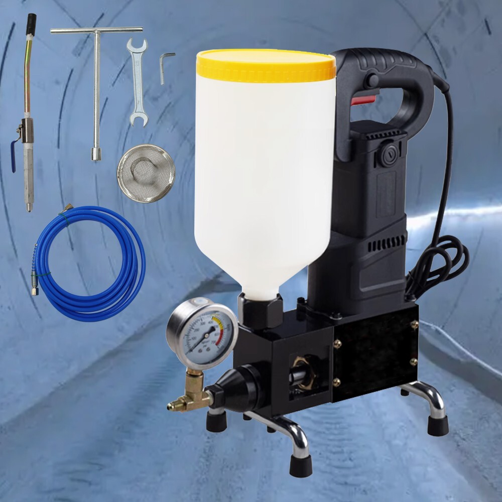TECHTONGDA 220V High Pressure Slurry Injection Pump Pouring Machine 18000PSI