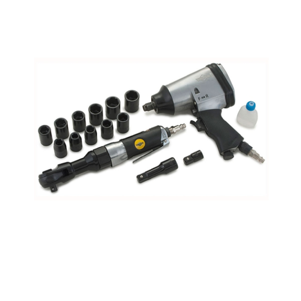 TITAN Air Impact Combo Tool Kit – 19 Piece 19699