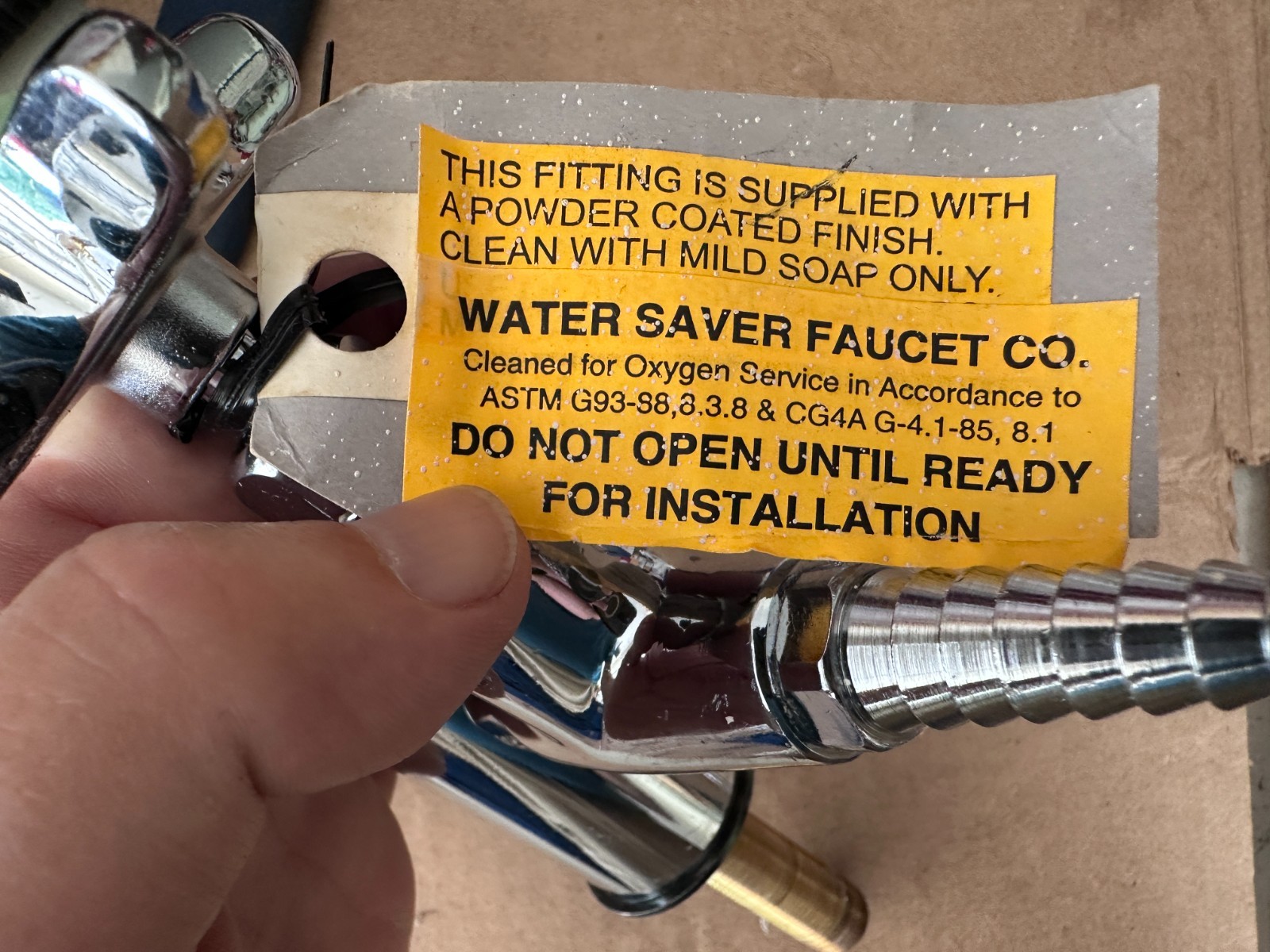 Watersaver L2880-131WSA Needle Valve, Deck Mounted “O2”