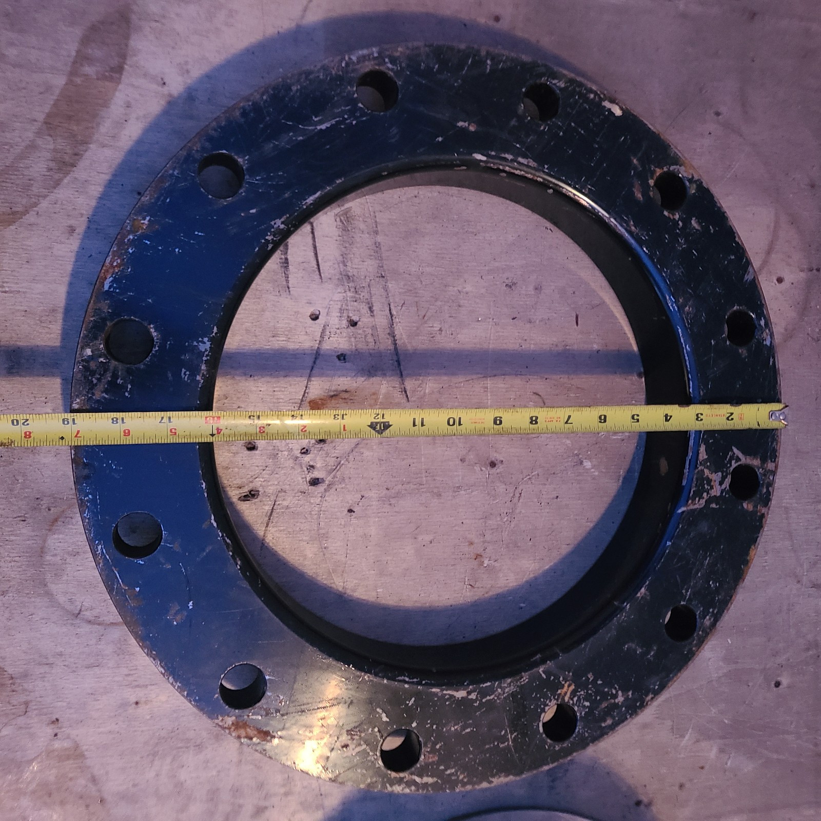 12″ Stainless Steel 304L Butt-Weld Sch 10 Pipe Stub End W/Steel Slip-on Flange