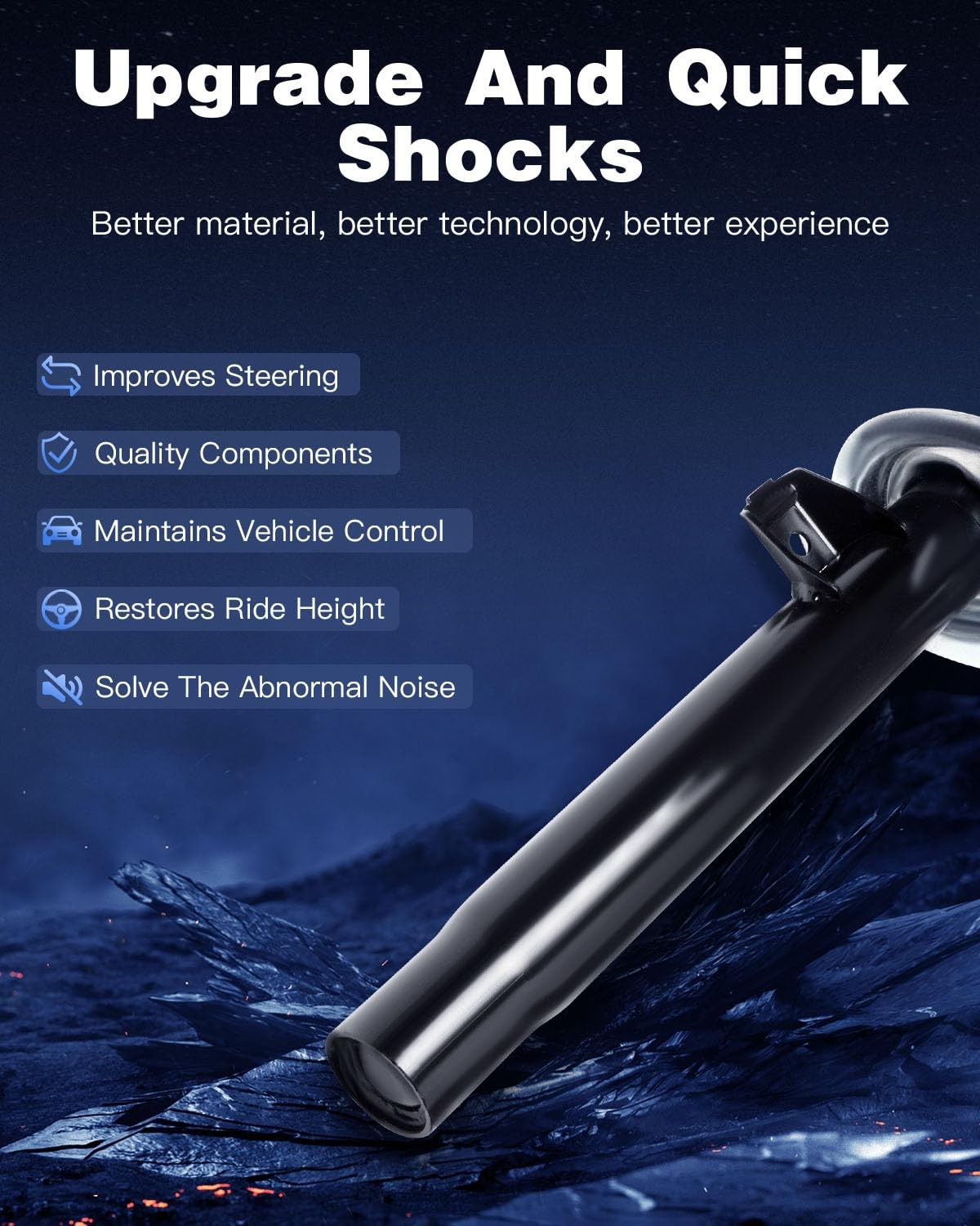 Front Struts Shock Absorbers for BMW 323i 323is 325i 323Ci 325Ci 334614 334615