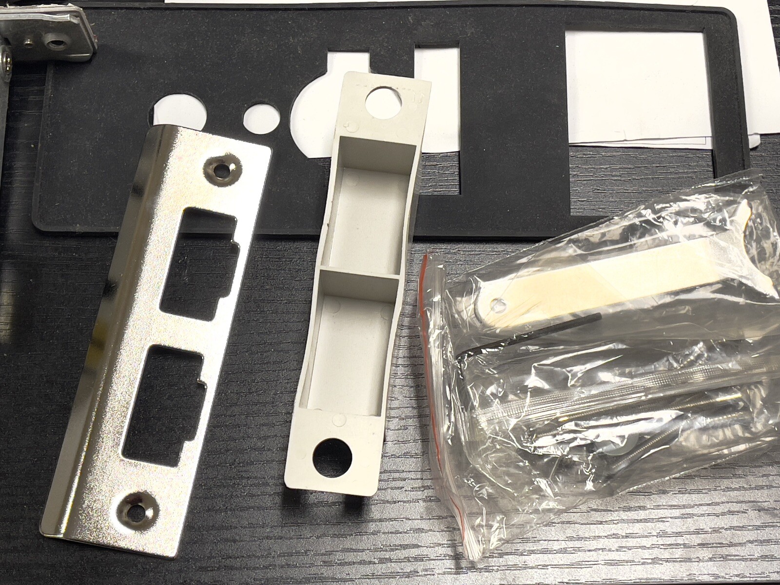 Mortise Deadlock 6600-75 RFID Hotel Lock Silver w/ Left Handle AS IS