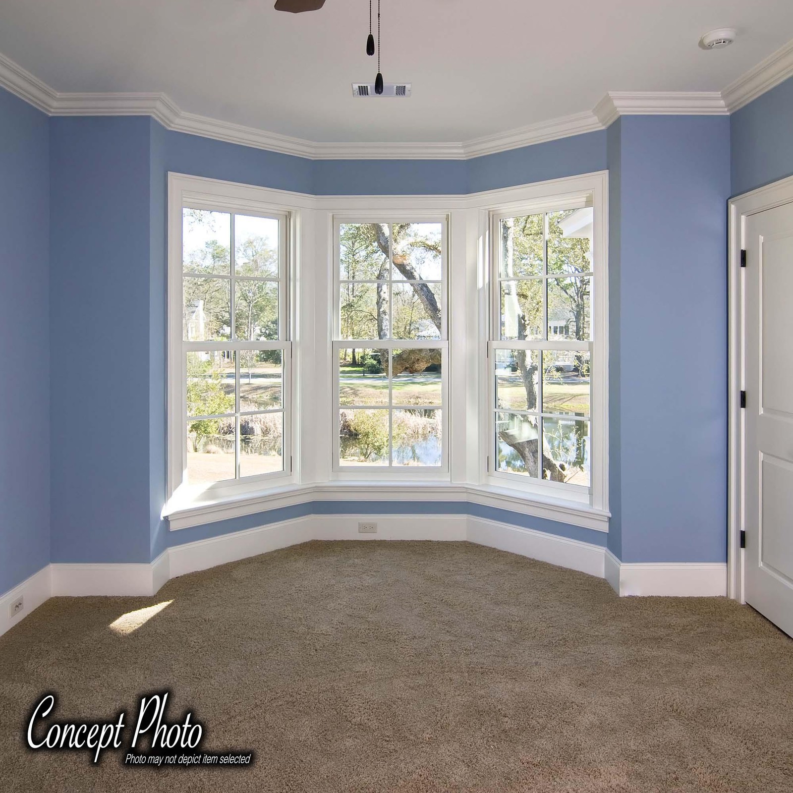4-1/2in Face x 3-7/8in H x 2-1/4in Proj, Primed White Polyurethane, Crown