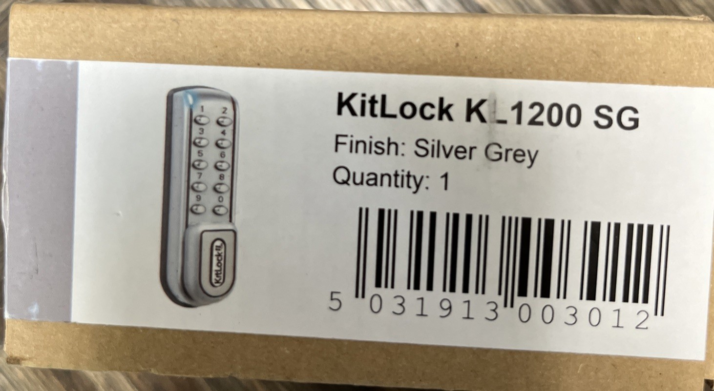 KitLock KL1200 SG Silver Grey by Codelocks Brand New Open Box