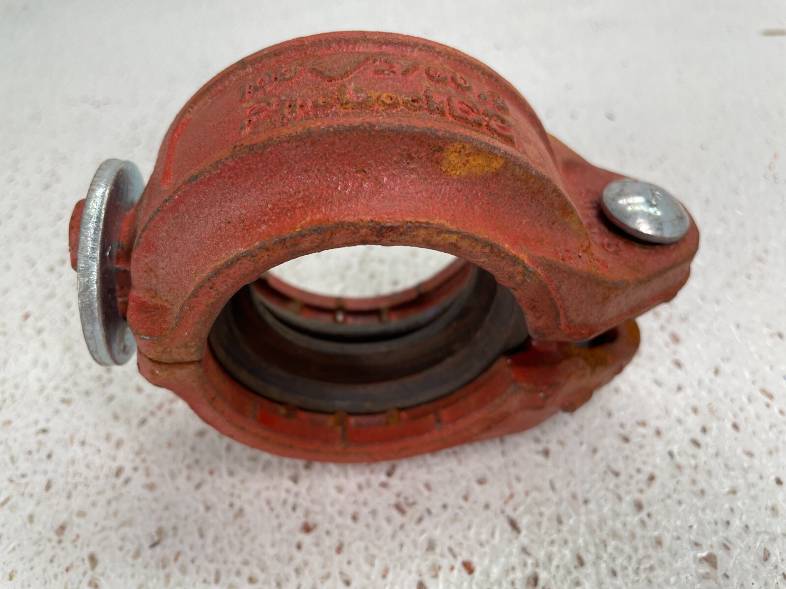 Victaulic Firelock 109 2″ Installation-Ready 1-Bolt Rigid Coupling Pipe Fitting