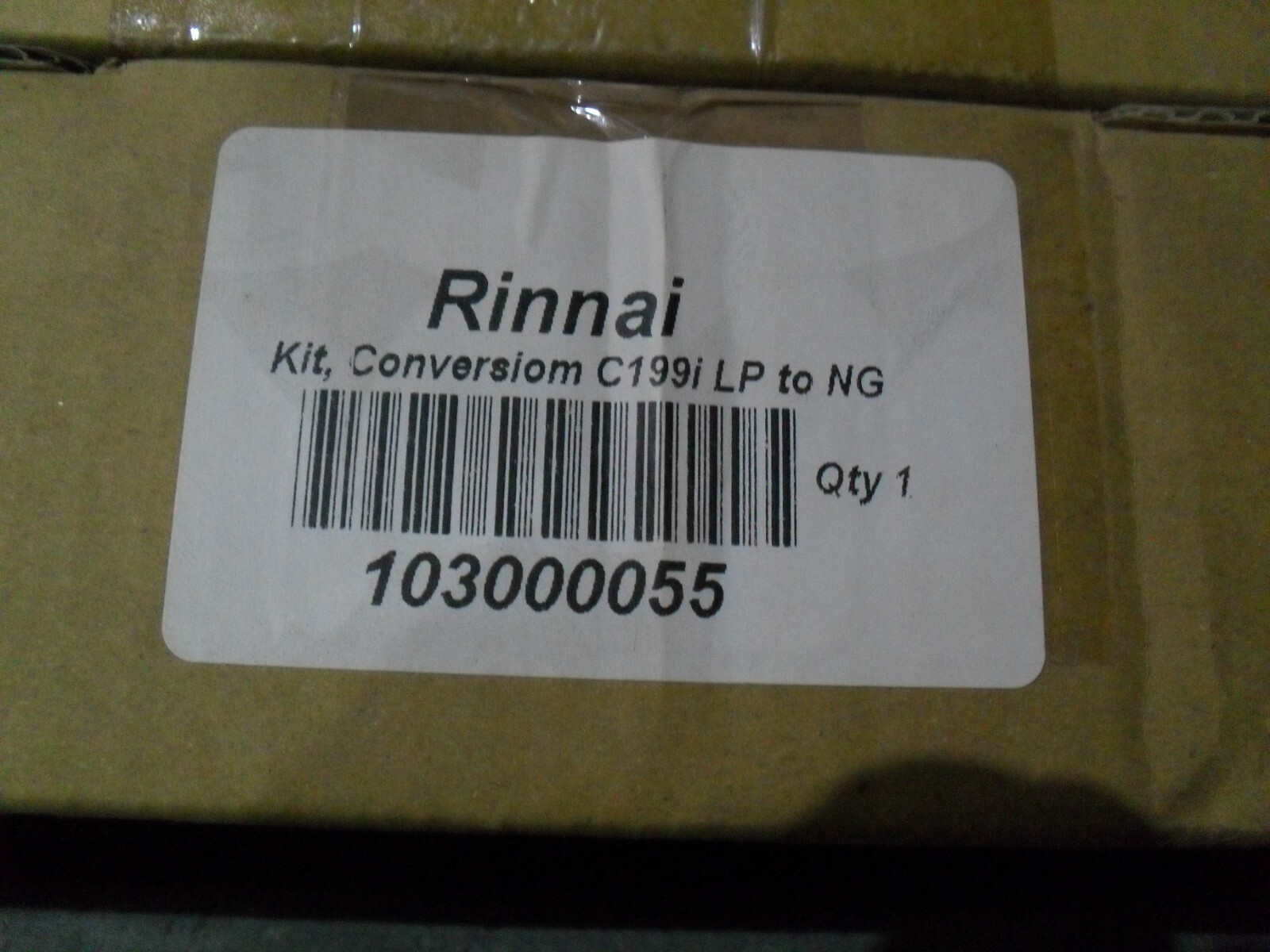 Rinnai 103000055 Conversion kit LP to NG C199i
