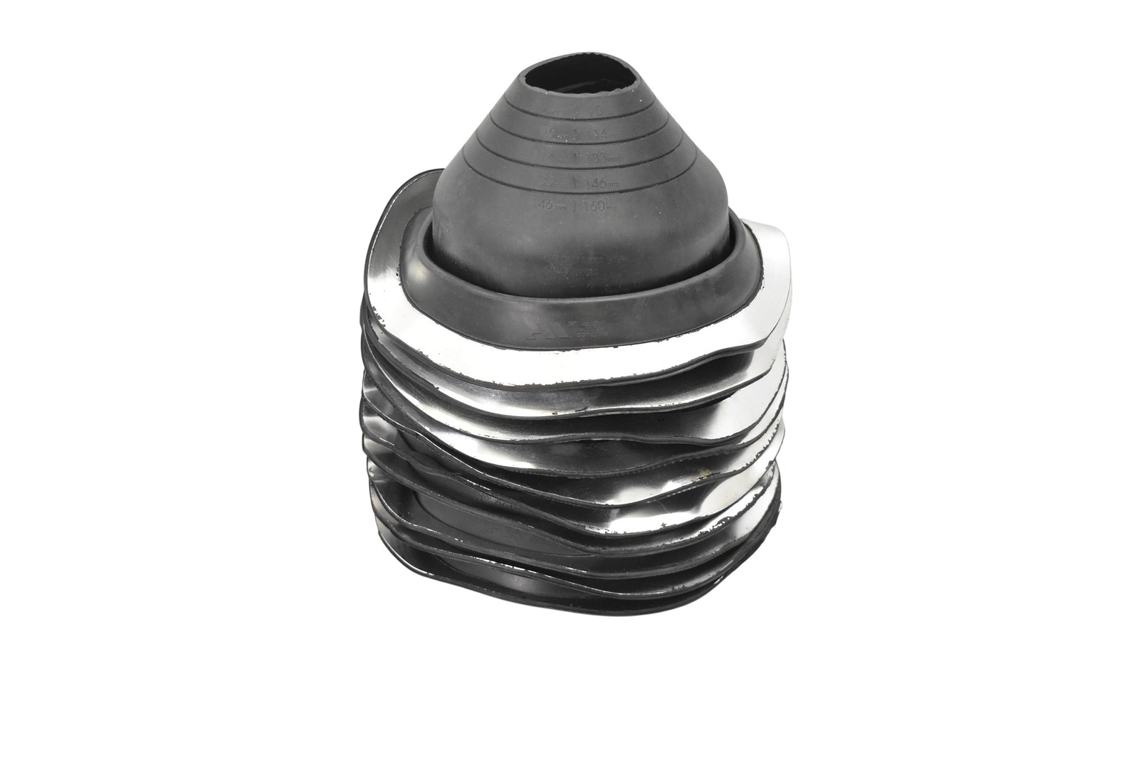 10 Pack Aztec MASTER FLASH NO.4 Universal Master Flash Pipe Boot Black Rubber