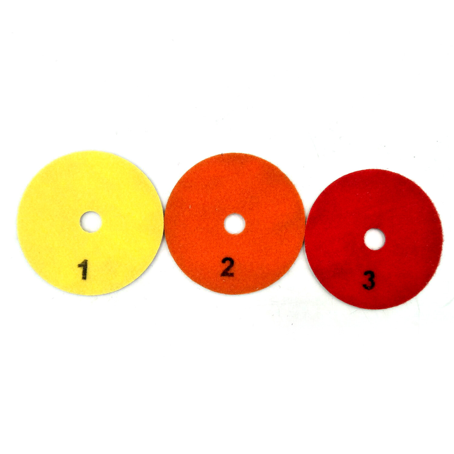 3pcs Dry Diamond Polishing Pads 4 Inch Set Kit Marble Concrete Granite R1F5