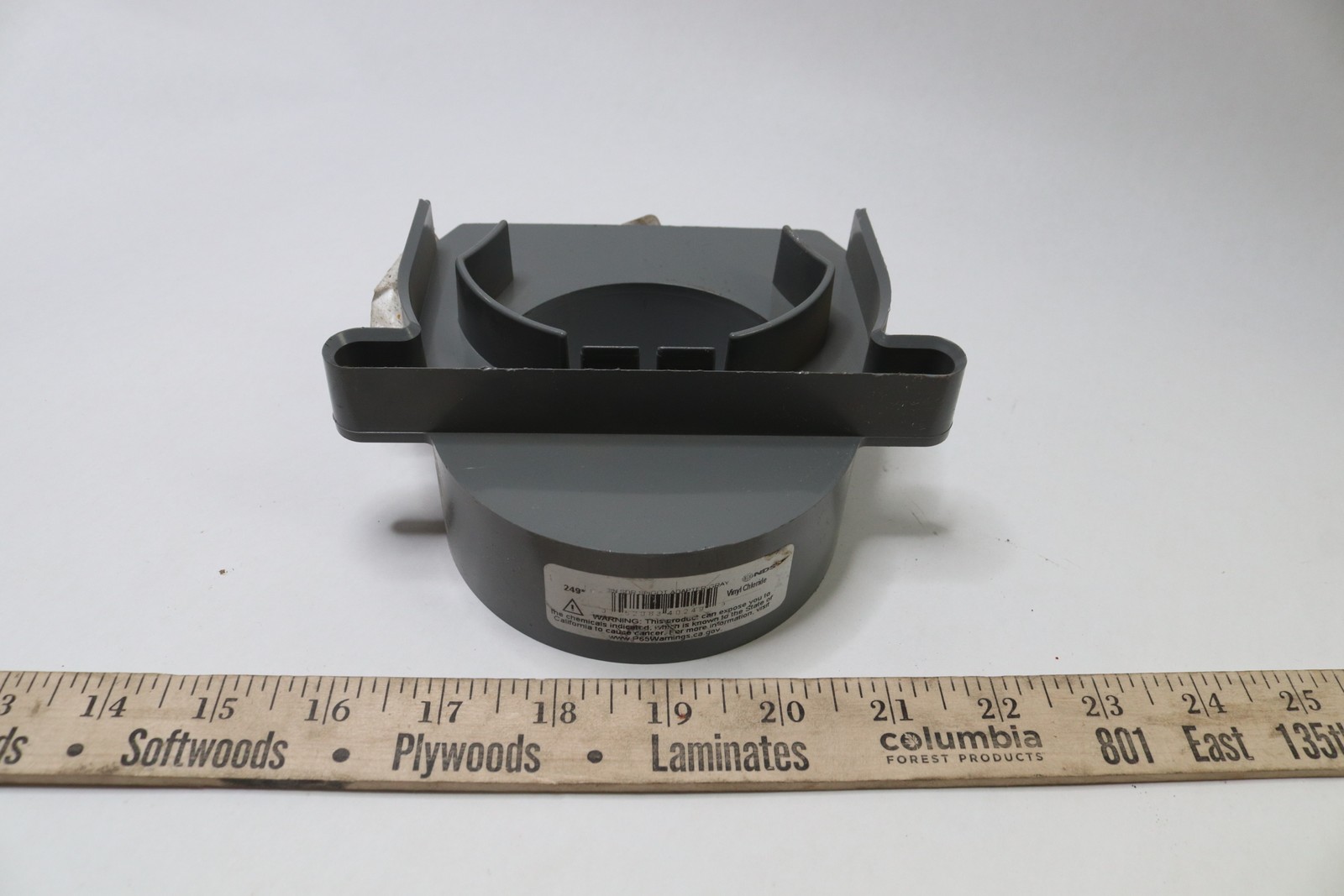 NDS 3 in. and 4 in. PVC Spee-D Channel Drain End Outlet